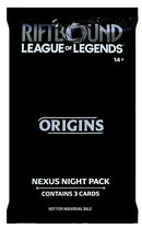 Image for Origins - Nexus Night Promo Pack - Riftbound: League of Legends Trading Card Game