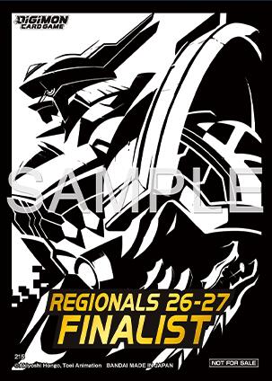Digimon Card Game: Official Sleeves - 26-27 Regionals Finalist (5-Pack)