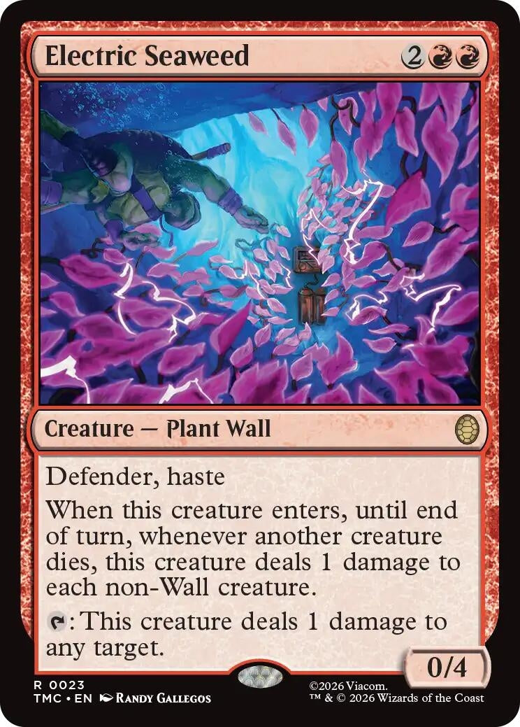 Electric Seaweed [Teenage Mutant Ninja Turtles Commander]