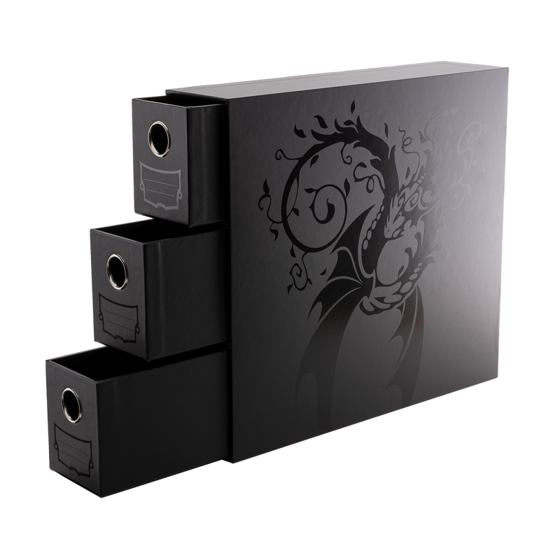 Dragon Shield: Fortress - Vertical - 3 XL (Black)