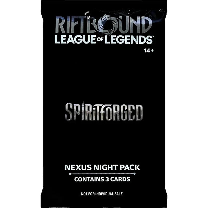 Image for Spiritforged - Nexus Night Promo Pack - Riftbound: League of Legends Trading Card Game