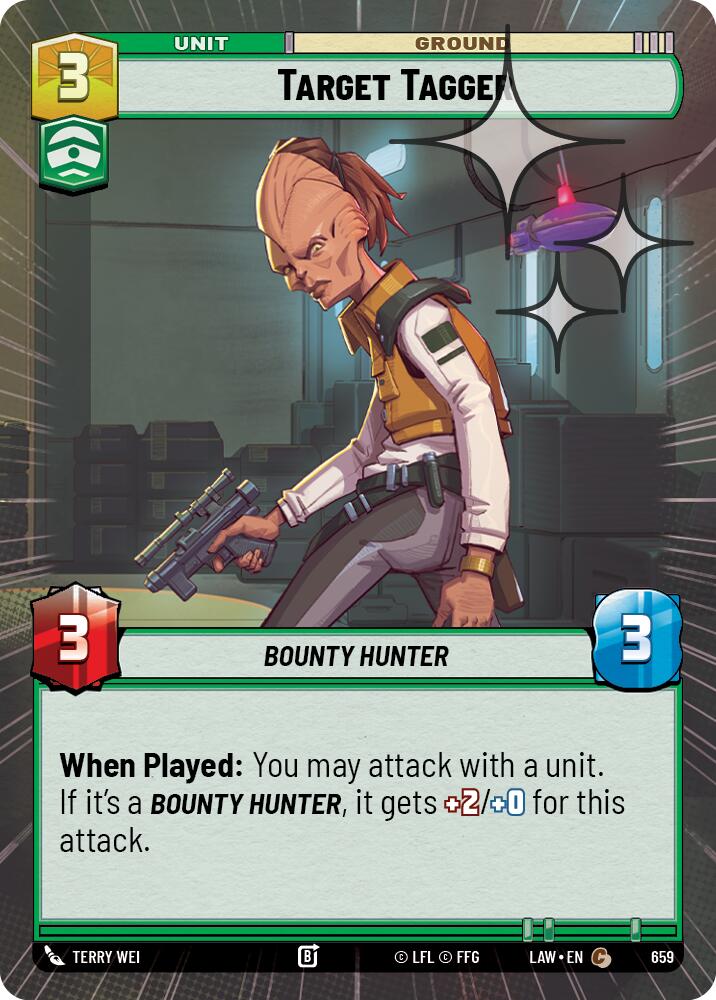 Target Tagger (659) (Hyperspace Foil) (659) [A Lawless Time]