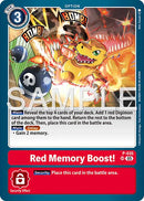 Red Memory Boost! [P-035] (Reprint) [Advanced Booster Digimon Generation]