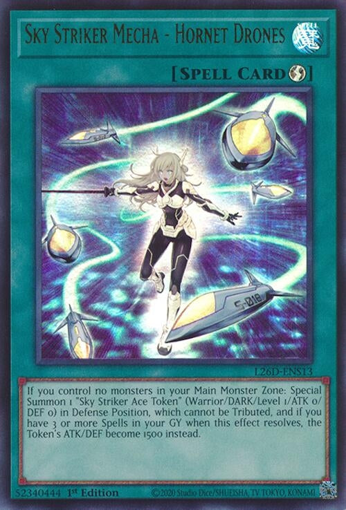 Sky Striker Mecha - Hornet Drones [L26D-ENS13] Ultra Rare