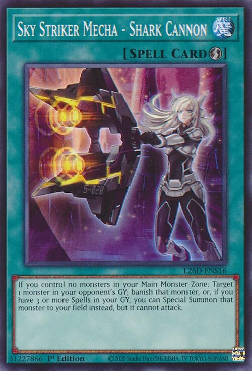 Sky Striker Mecha - Shark Cannon [L26D-ENS16] Common