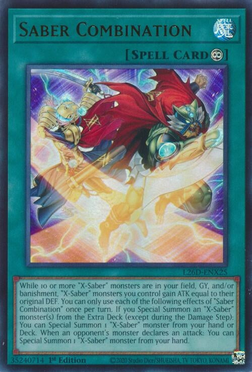 Saber Combination [L26D-ENX25] Ultra Rare