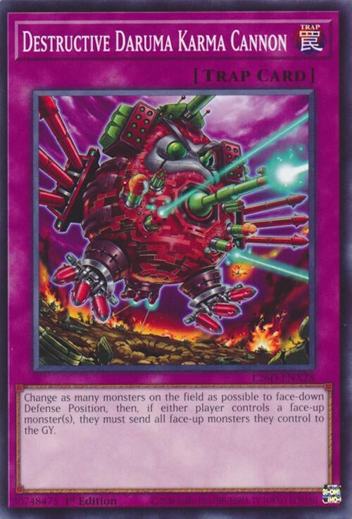 Destructive Daruma Karma Cannon [L26D-ENX28] Common