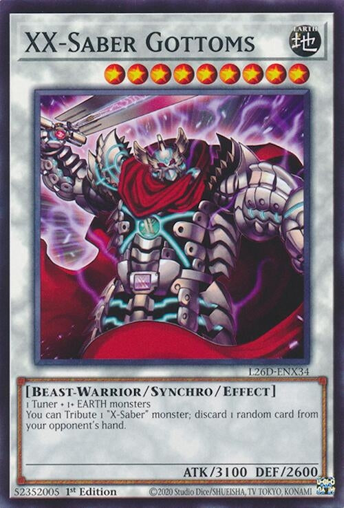XX-Saber Gottoms [L26D-ENX34] Common