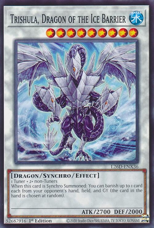 Trishula, Dragon of the Ice Barrier [L26D-ENX36] Common