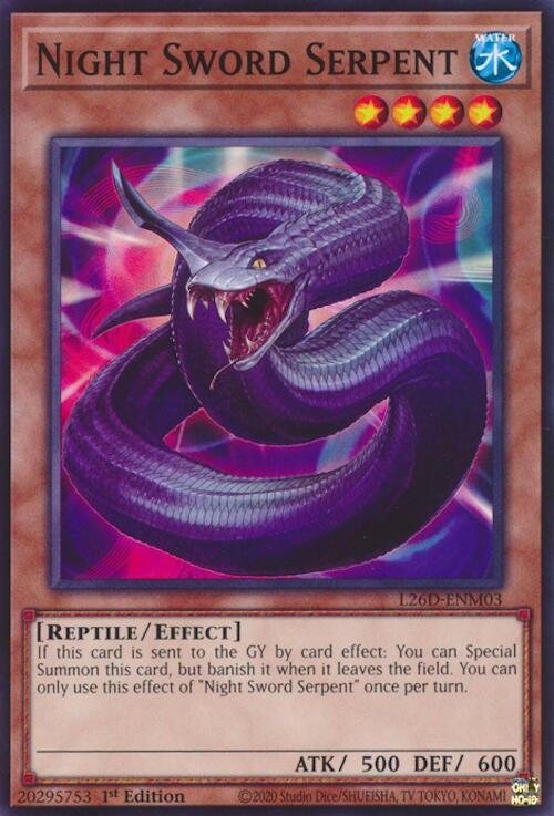 Night Sword Serpent [L26D-ENM03] Common