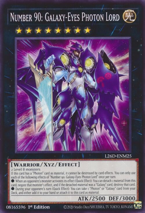 Number 90: Galaxy-Eyes Photon Lord [L26D-ENM25] Common