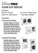 Ultra PRO: Display - Ball & Card Flip (Clear)