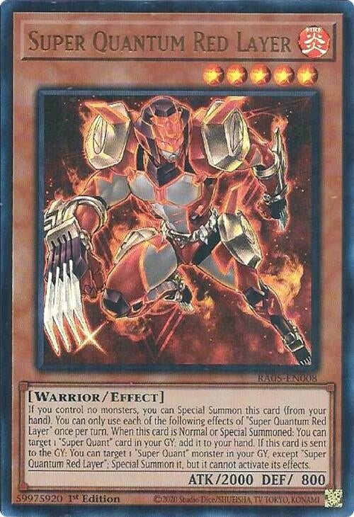 Super Quantum Red Layer (Ultra Rare) [RA05-EN008] Ultra Rare