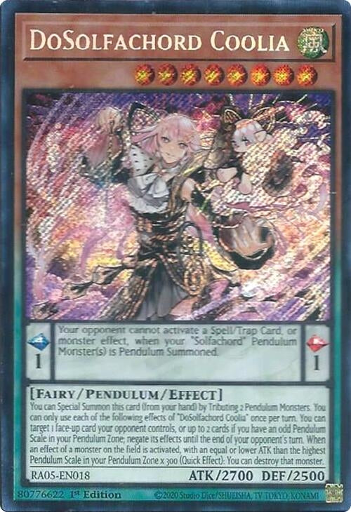 DoSolfachord Coolia (Secret Rare) [RA05-EN018] Secret Rare