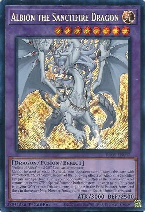 Albion the Sanctifire Dragon (Secret Rare) [RA05-EN037] Secret Rare