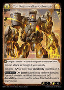 Tor, Realmwalker Colossus (370) [Radiant Origins]
