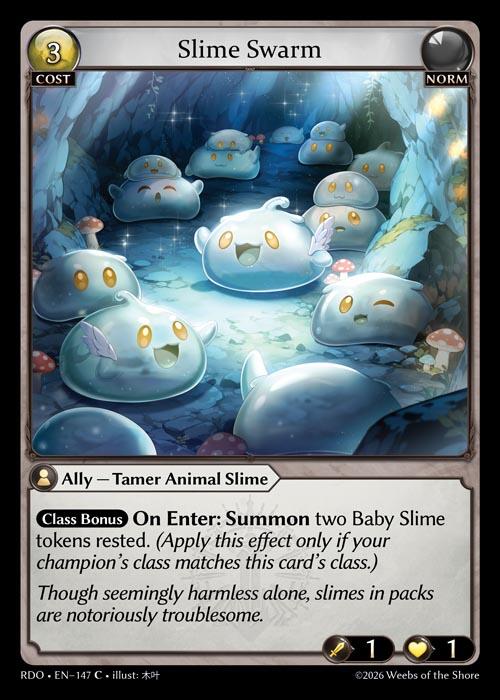 Slime Swarm (Curio Foil) (147) [Radiant Origins]