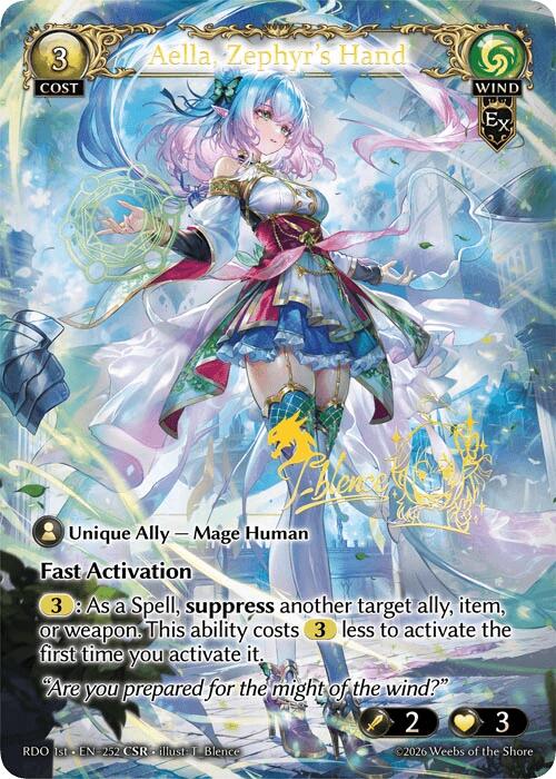 Aella, Zephyr's Hand (CSR) (252) [Radiant Origins]