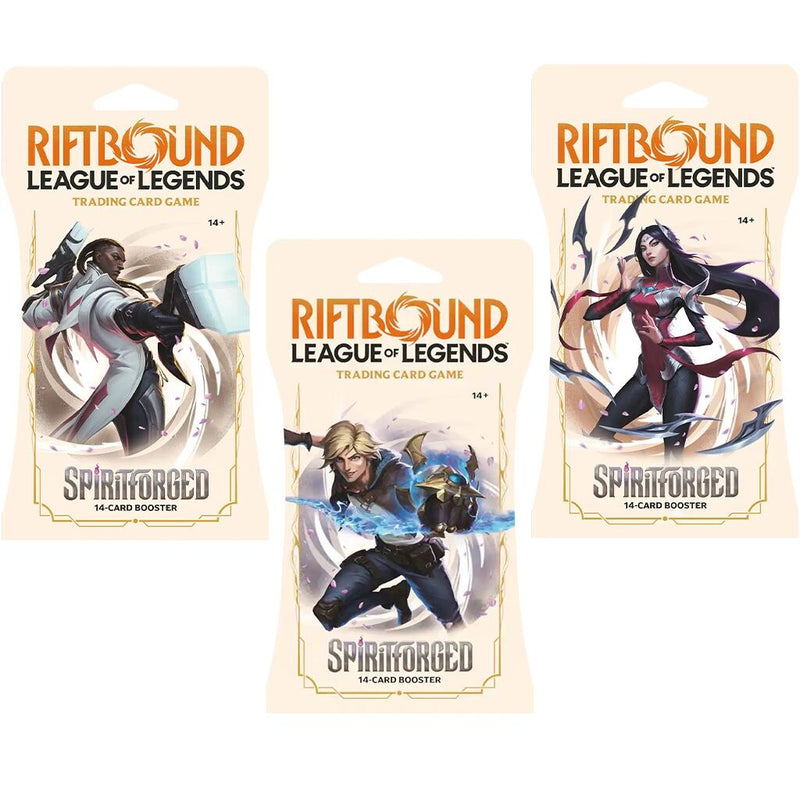 Image for Spiritforged - Sleeved Booster Pack Art Bundle [Set of 3] - Riftbound: League of Legends Trading Card Game