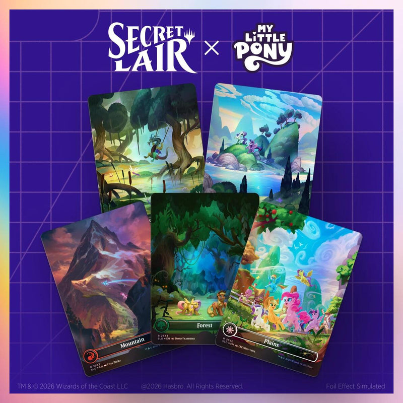 Secret Lair Drop: Secret Lair x My Little Pony: The Lands of Equestria (Traditional Foil Edition)