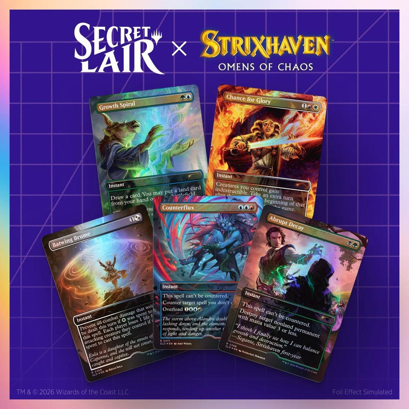 Secret Lair Drop: Omens of Chaos Traditional (Foil Edition)