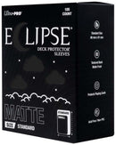 Ultra PRO: Standard 105ct Sleeves - Eclipse Matte (Jet Black)