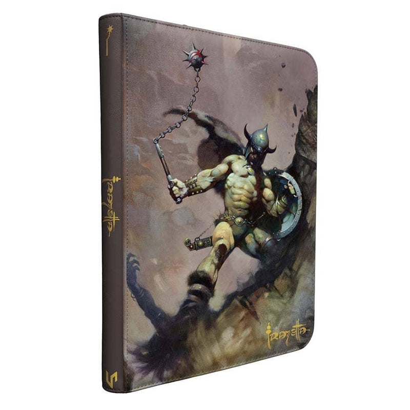 Ultra PRO: 9-Pocket Zippered Premium Pro-Binder - Warrior with Ball and Chain by Frank Frazetta