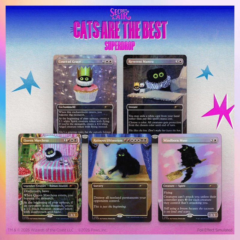 Secret Lair: Drop Series - Purr Majesty (Foil Edition)