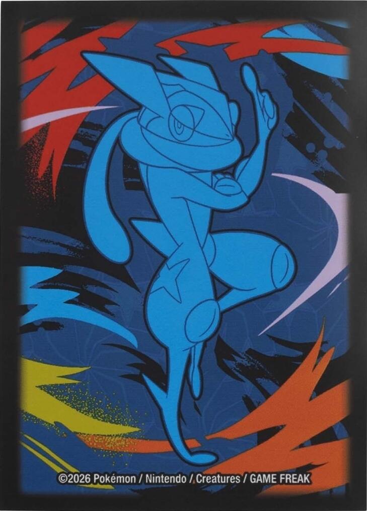 Card Sleeves - Greninja Slashing Waves (65-Pack)