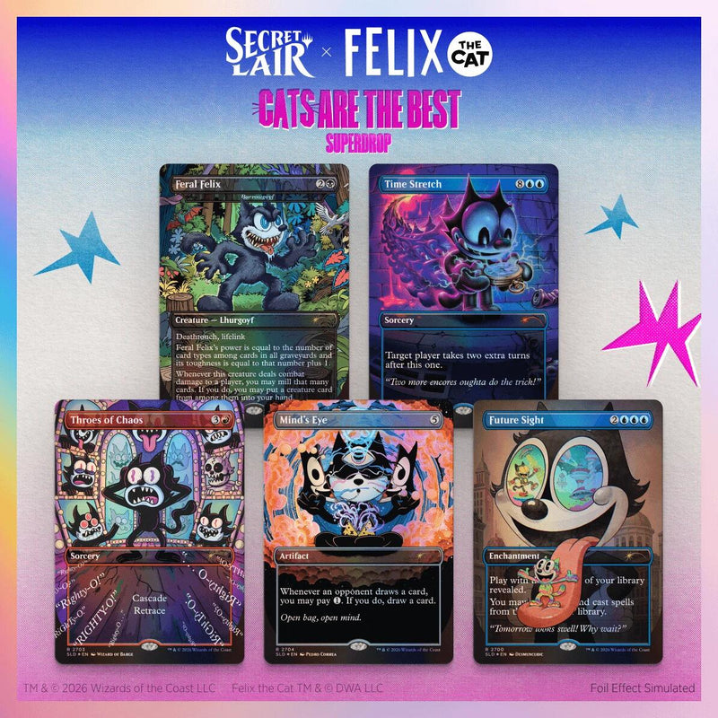 Secret Lair: Drop Series - Secret Lair x Felix the Cat: Magic Bag of Tricks (Foil Edition)