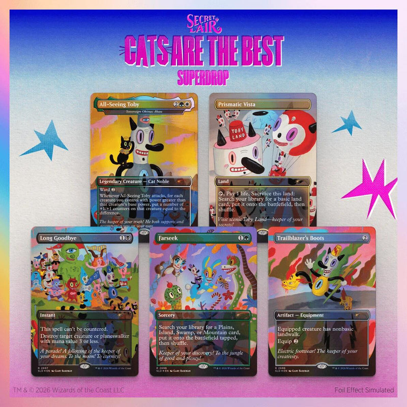 Secret Lair: Drop Series - Toby's Journey By Gary Baseman (Foil Edition)