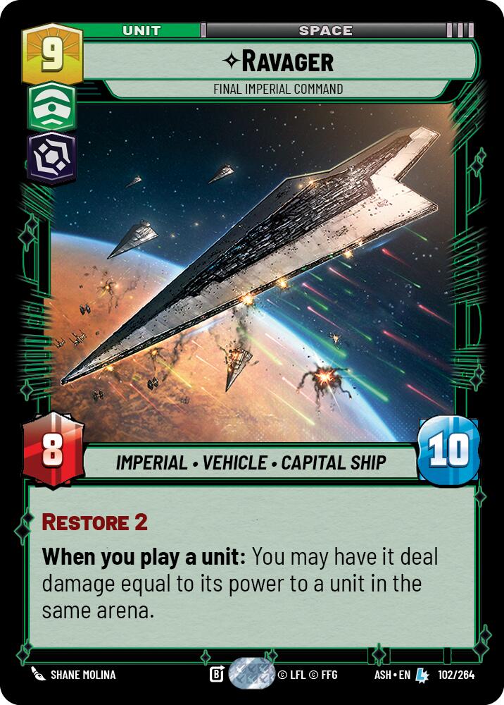 Ravager - Final Imperial Command (102/264) (102/264) [Ashes of the Empire]