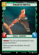 Stolen Eta Shuttle (125/264) (125/264) [Ashes of the Empire]