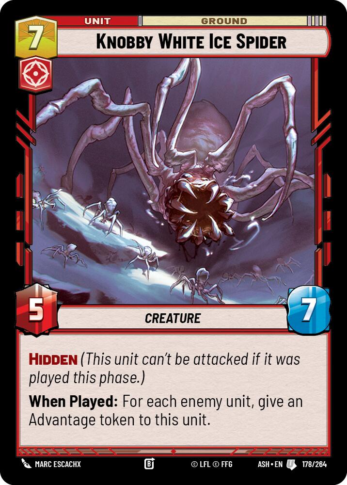 Knobby White Ice Spider (178/264) (178/264) [Ashes of the Empire]