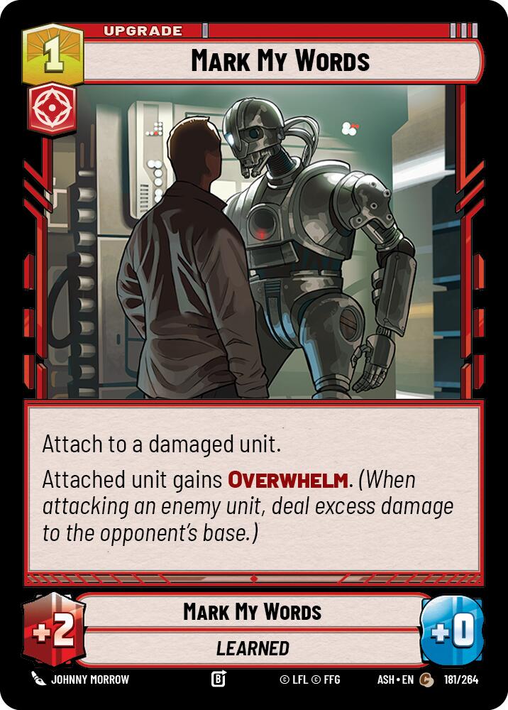 Mark My Words (181/264) (181/264) [Ashes of the Empire]