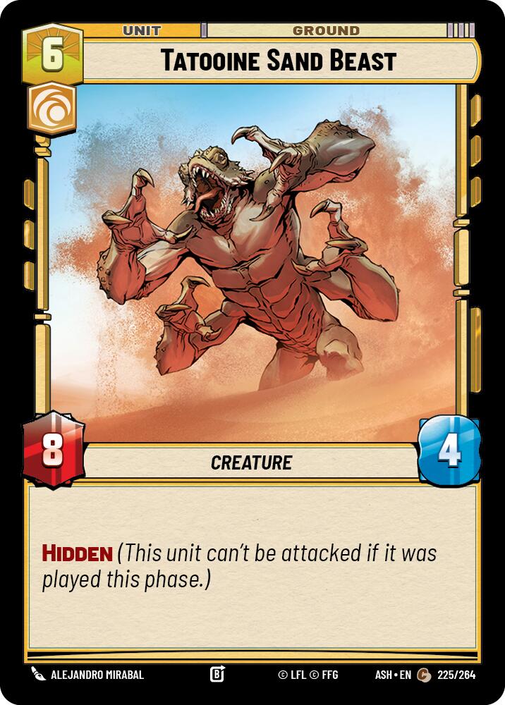 Tatooine Sand Beast (225/264) (225/264) [Ashes of the Empire]