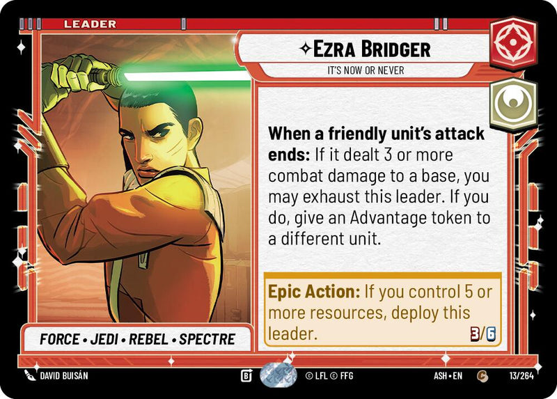 Ezra Bridger - It's Now or Never (13/264) (13/264) [Ashes of the Empire]