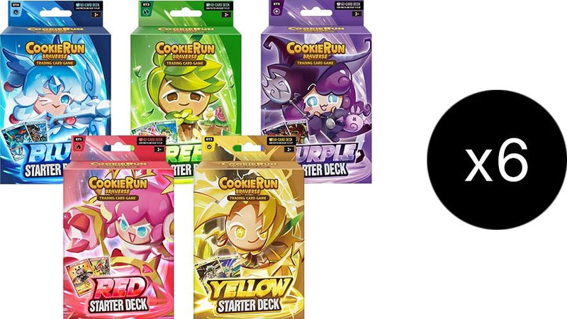 Image for Starter Decks Assortment 1 Display Case - CookieRun: Braverse TCG