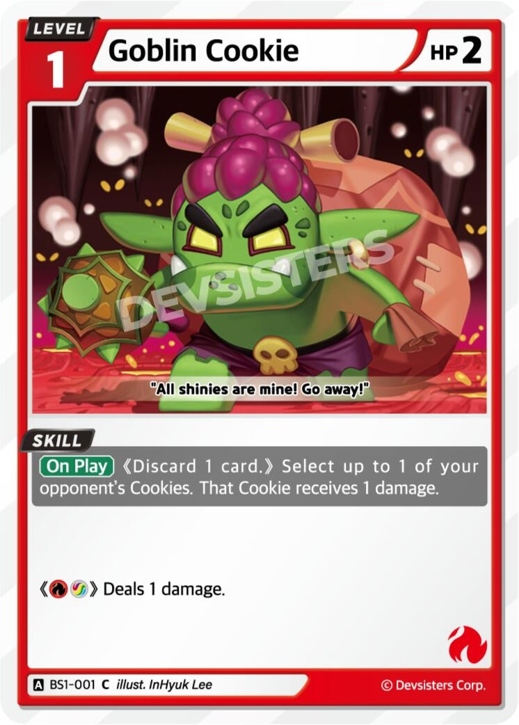Image for Goblin Cookie (BS1-001) [Brave Beginning] - CookieRun: Braverse TCG
