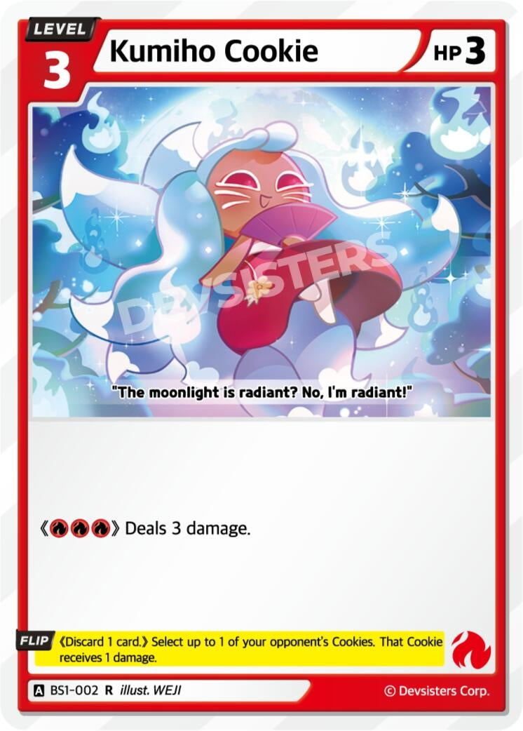 Image for Kumiho Cookie (002) (BS1-002) [Brave Beginning] - CookieRun: Braverse TCG