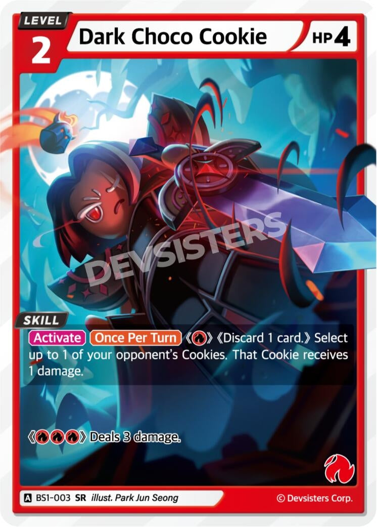 Image for Dark Choco Cookie (BS1-003) [Brave Beginning] - CookieRun: Braverse TCG