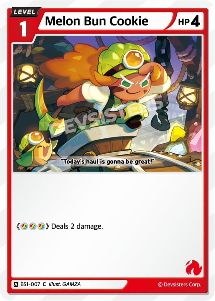 Image for Melon Bun Cookie (BS1-007) [Brave Beginning] - CookieRun: Braverse TCG
