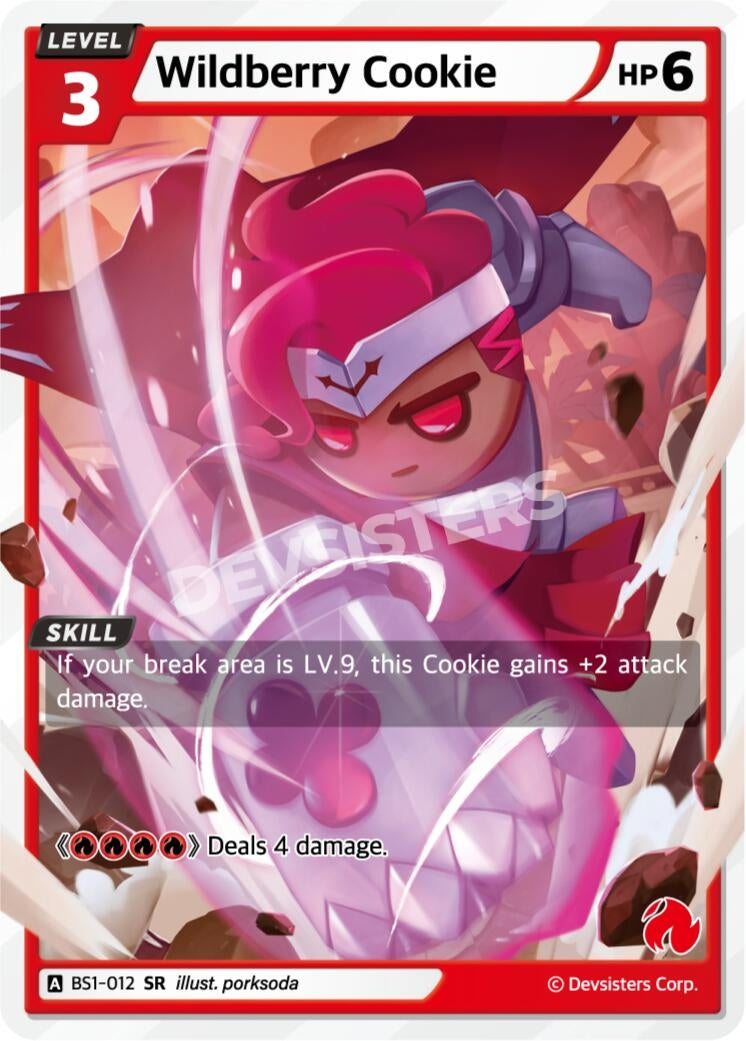 Image for Wildberry Cookie (BS1-012) [Brave Beginning] - CookieRun: Braverse TCG