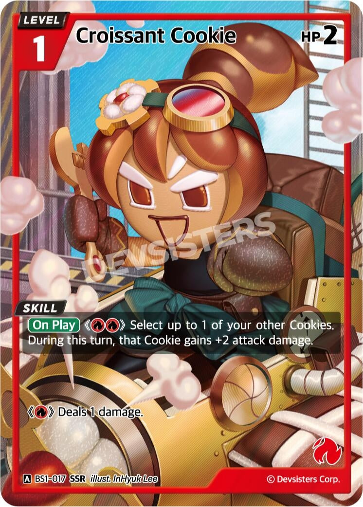 Image for Croissant Cookie (SSR) (BS1-017) [Brave Beginning] - CookieRun: Braverse TCG