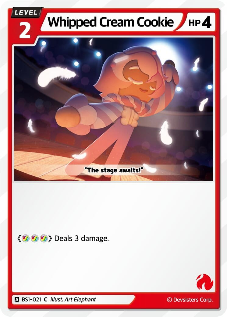 Image for Whipped Cream Cookie (BS1-021) [Brave Beginning] - CookieRun: Braverse TCG