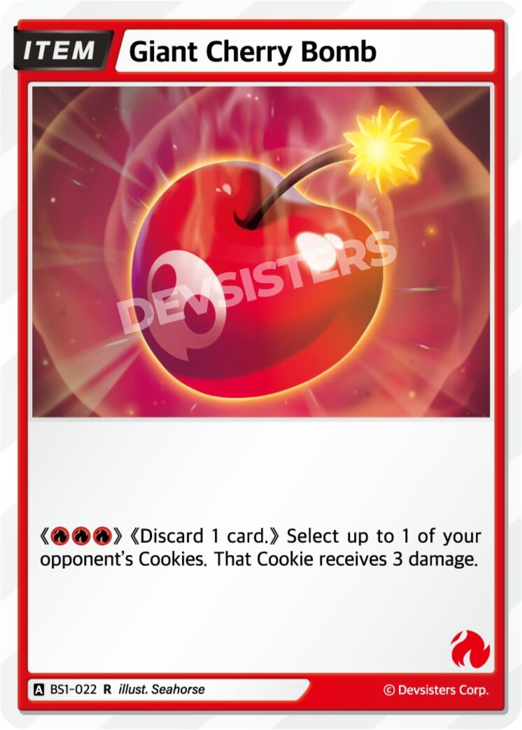 Image for Giant Cherry Bomb (BS1-022) [Brave Beginning] - CookieRun: Braverse TCG