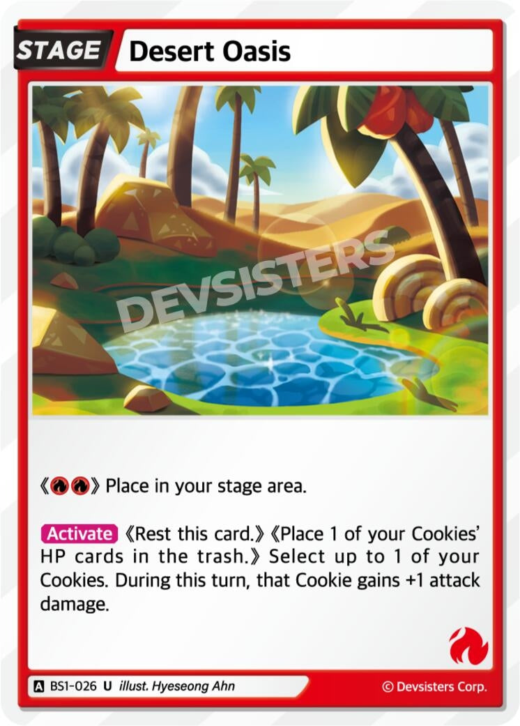 Image for Desert Oasis (BS1-026) [Brave Beginning] - CookieRun: Braverse TCG