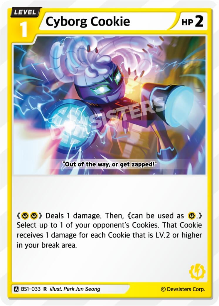 Image for Cyborg Cookie (BS1-033) [Brave Beginning] - CookieRun: Braverse TCG