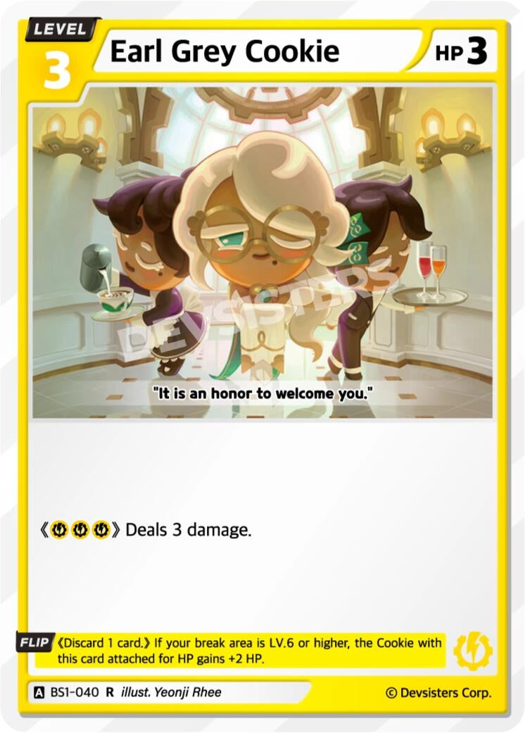 Image for Earl Grey Cookie (BS1-040) [Brave Beginning] - CookieRun: Braverse TCG