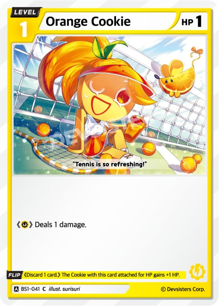 Image for Orange Cookie (BS1-041) [Brave Beginning] - CookieRun: Braverse TCG